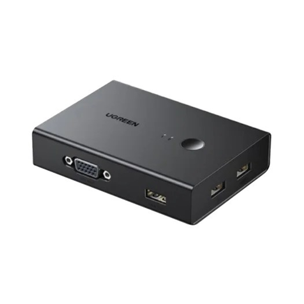 UGREEN 90490 VGA 2 In 1 Out KVM Switch Box