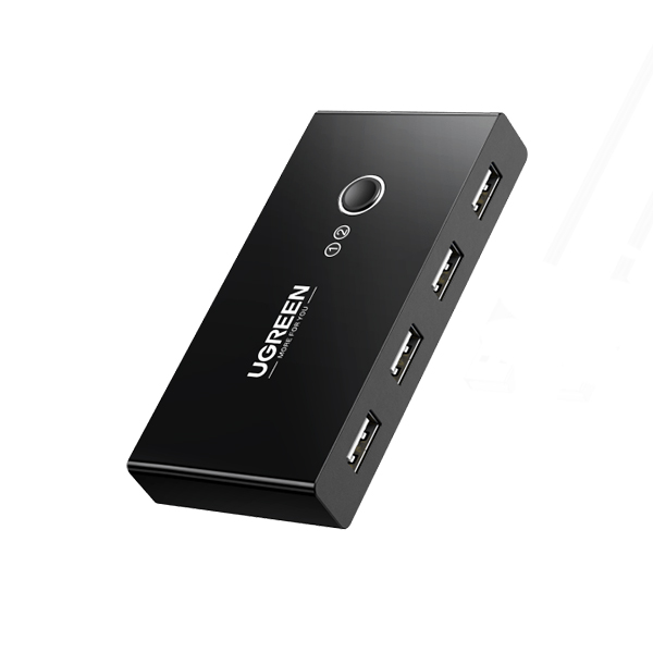 UGREEN USB 2.0 Switch 2 In 4 Output USB KVM Switch