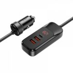 WiWU Extend 120W Dual USB A Dual USB C Car Charger1