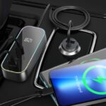 WiWU WI QC014 Extend 120W Dual USB A Dual USB C Car Cha