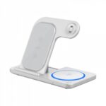 Wiwu Wi W020 Foldable 15W 3 In 1 Wireless Charger