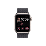apple watch se 2nd gen 40mm starlight aluminum gps midnight braided solo loop band 1