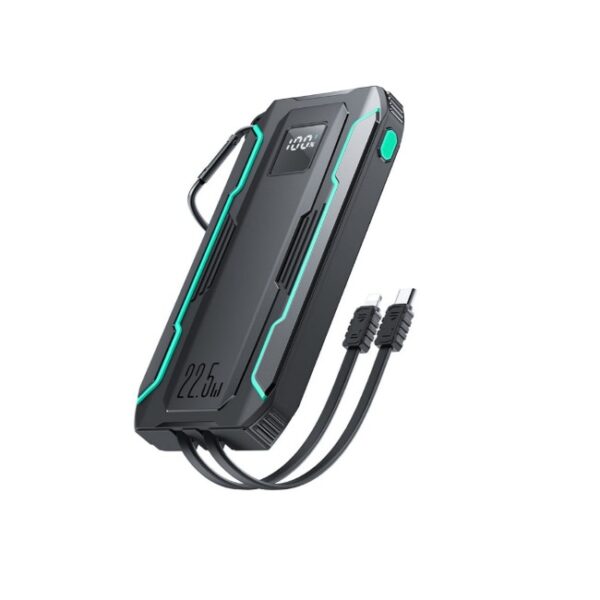 joyroom jr l017 22 5w power bank 10000mah with dual cables