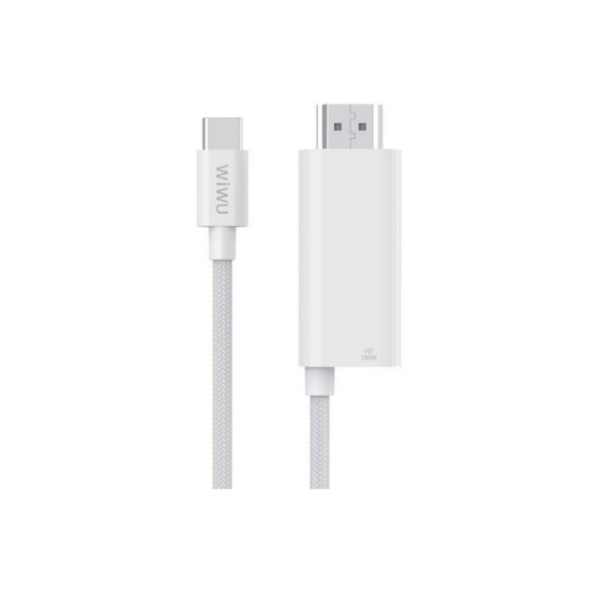 wiwu wi ps001 type c to hdmi pd charging 1 8m projection cab wiwu wi ps001 type c to hdmi pd charging 1 8m projection cab