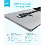 Anker Zolo A8060H11 240W Braided 1M Fast Charging USB C to 2