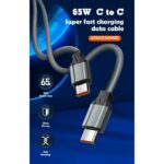LDNIO LC441C 65W PD 3.0 1M Type C to Type C Data Cable1
