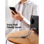 UGREEN 10588 3.5mm Female to 2RCA Male 1M Audio Cable1