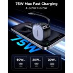 UGREEN 55653 75W 3 Port Car Charger Adapter1