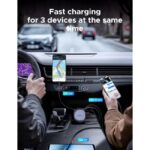 UGREEN 55653 75W 3 Port Car Charger Adapter3