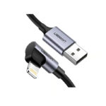 UGREEN 60521 USB to Lightning 90 Degree MFI Certified Cable2