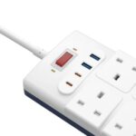 WiWU Wi S009 PS842 20W GaN 12 in 1 Desktop Power Strip wit