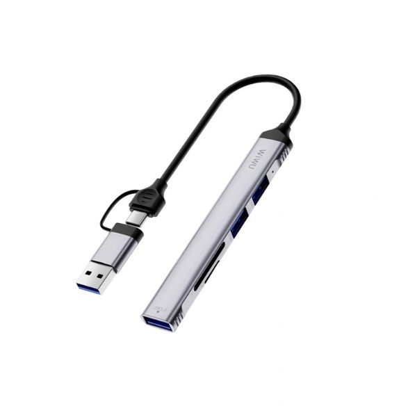 WIWU WI HB003 ZOLO 5 in 1 USB C USB A Hub