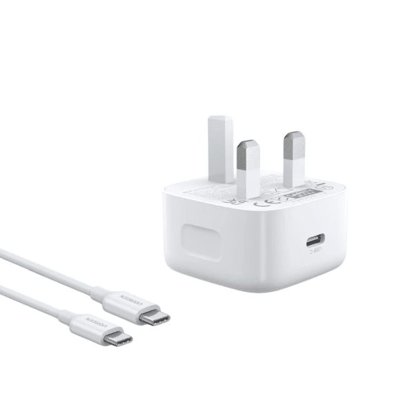 UGREEN 45438 20W Type C Fast Charger with C TO C 1m Cable by appleme.lk 01.png