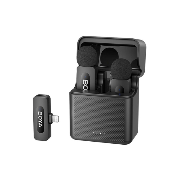 BOYA BY V3 2 4 GHZ WIRELESS MICROPHONE SYSTEM LIGHTNING (1)