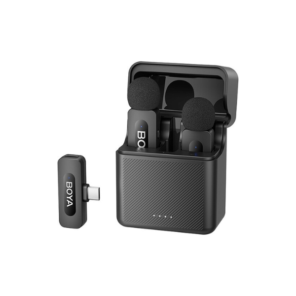 BOYA BY V30 2 4 GHZ WIRELESS MICROPHONE SYSTEM TYPE C (1)