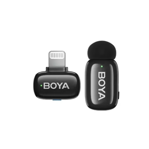 BOYA MINI 16 2 4 GHZ ULTRA MINI WIRELESS MICROPHONE LIGHTNING