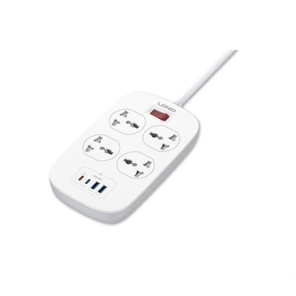 LDNIO SC4407C 4 Power Socket 2500W 2 USB 2 PD Extension Po.jpg