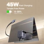 UGREEN 45W Nexode Pro GaN Fast Charger with Retractable Cable(1)