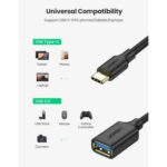 UGREEN 30701 USB C Male To USB 3 0 A Female OTG Cable2 jpg