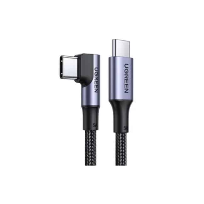 UGREEN 70643 100W USB C to Right Angle 90 Degree USB C 1M Cable jpg UGREEN 70643 100W USB C to Right Angle 90 Degree USB C 1M Cable jpg