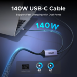 UGREEN 75733 140W 2 in 1 Universal PD Fast Charging 2M Cable 3 png