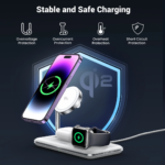 UGREEN 90326 3 in 1 25W Magnetic Wireless Charger 3 png