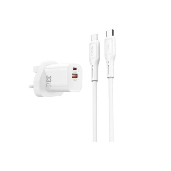 wiwu wi g018 cube 33w ac uk fast charger combo with type c t jpg