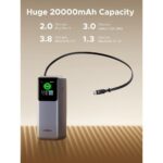 ugreen 95670b 165w 20000mah laptop charging power bank with built in retractable cable 2 gallery jpg