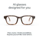 meta adventurer ai glasses classictortoise clear jpg