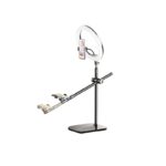 RTAKO ZJ FP02 Kit Overheard Phone Mount 55cm with Phone Clamp And Ring Light 1 1 jpg