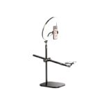 RTAKO ZJ FP02 Kit Overheard Phone Mount 55cm with Phone Clamp And Ring Light jpg